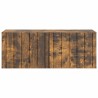 Meuble TV mural 78,5 x 31 x 30 cm Chêne fumé Bois d'ingénierie 621411621411