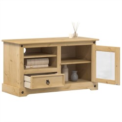Meuble TV Corona 100x45x58 cm bois de pin massif 621412621412