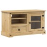 Meuble TV Corona 100x45x58 cm bois de pin massif 621412621412