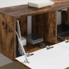 Meuble TV mural 2 pcs Chêne fumé 78,5 x 31 x 29,5 cm 621413621413
