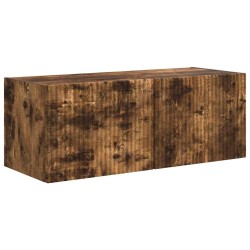 Meuble TV mural 2 pcs Chêne fumé 78,5 x 31 x 29,5 cm 621413621413