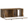 Meuble TV mural Chêne fumé 78,5 x 31 x 30 cm Bois d'ingénierie 621416621416