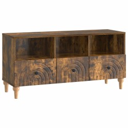 Meuble TV Chêne Fumé 102 x 34,5 x 50 cm Bois d’ingénierie 621418621418