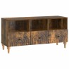 Meuble TV Chêne Fumé 102 x 34,5 x 50 cm Bois d’ingénierie 621418621418