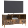 Meuble TV Chêne Fumé 102 x 34,5 x 50 cm Bois d’ingénierie 621418621418