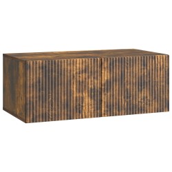 Meuble TV mural Chêne fumé 78,5 x 41 x 30 cm Bois d'ingénierie 621419621419