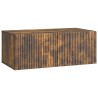 Meuble TV mural Chêne fumé 78,5 x 41 x 30 cm Bois d'ingénierie 621419621419
