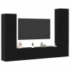 Ensemble meuble TV 4 pcs Chêne noir Bois d'ingénierie 621420621420