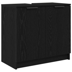 Cabinet de salle de bain Chêne noir 64,5 x 33,5 x 59 cm 621422621422