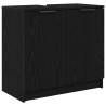 Cabinet de salle de bain Chêne noir 64,5 x 33,5 x 59 cm 621422621422