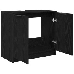Cabinet de salle de bain Chêne noir 64,5 x 33,5 x 59 cm 621422621422