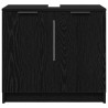 Cabinet de salle de bain Chêne noir 64,5 x 33,5 x 59 cm 621422621422