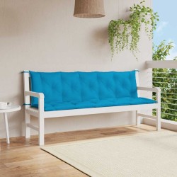 Coussin de banc de jardin bleu clair tissu oxford 621423621423