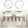 Dessus de meuble de salle de bain non traité bois d'acacia 621425621425