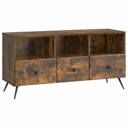 Meuble TV Chêne fumé 102 x 34,5 x 50 cm Bois d'ingénierie 621426621426