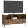 Meuble TV Chêne fumé 102 x 34,5 x 50 cm Bois d'ingénierie 621426621426