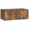 Meuble TV mural Chêne fumé 78,5 x 41 x 30 cm Bois d'ingénierie 621428621428