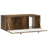 Meuble TV mural Chêne fumé 78,5 x 41 x 30 cm Bois d'ingénierie 621428621428