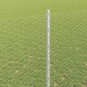 Clôture hexagonale avec poteau 10 x 1,5 m Acier galvanisé 621433621433