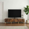 Meuble TV 147 x 34,5 x 30 cm Chêne fumé Bois d'ingénierie 621435621435
