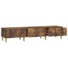Meuble TV 147 x 34,5 x 30 cm Chêne fumé Bois d'ingénierie 621435621435