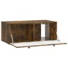 Meuble TV mural Chêne fumé 78,5 x 41 x 30 cm Bois d'ingénierie 621436621436