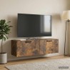 Meuble TV mural Chêne fumé 98 x 31 x 30 cm Bois d'ingénierie 621438621438