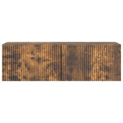Meuble TV mural Chêne fumé 98 x 31 x 30 cm Bois d'ingénierie 621439621439