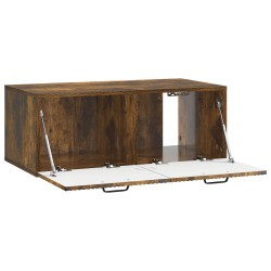 Meuble TV mural Chêne fumé 78,5 x 41 x 30 cm Bois d'ingénierie 621441621441
