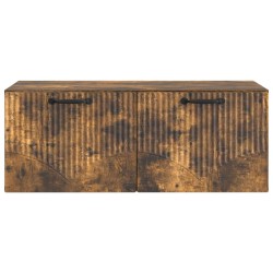 Meuble TV mural Chêne fumé 78,5 x 41 x 30 cm Bois d'ingénierie 621441621441