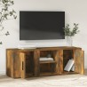 Meuble TV Chêne fumé 100x31,5x35 cm Bois d'ingénierie 621446621446