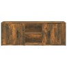 Meuble TV Chêne fumé 100x31,5x35 cm Bois d'ingénierie 621446621446
