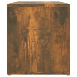 Meuble TV Chêne fumé 100x31,5x35 cm Bois d'ingénierie 621446621446