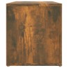 Meuble TV Chêne fumé 100x31,5x35 cm Bois d'ingénierie 621446621446