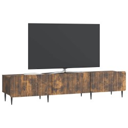 Meuble TV Chêne fumé 147 x 34,5 x 32 cm Bois d'ingénierie 621447621447