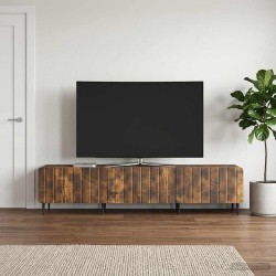 Meuble TV Chêne fumé 147 x 34,5 x 32 cm Bois d'ingénierie 621447621447