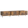 Meuble TV Chêne fumé 147 x 34,5 x 32 cm Bois d'ingénierie 621447621447