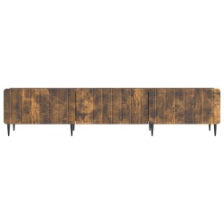 Meuble TV Chêne fumé 147 x 34,5 x 32 cm Bois d'ingénierie 621447621447