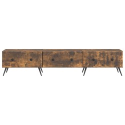 Meuble TV Chêne fumé 147 x 34,5 x 30 cm Bois d'ingénierie 621448621448