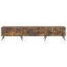 Meuble TV Chêne fumé 147 x 34,5 x 30 cm Bois d'ingénierie 621448621448