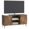 Meuble TV Chêne fumé 102 x 34,5 x 50 cm Bois d'ingénierie 621449621449