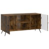 Meuble TV Chêne fumé 102 x 34,5 x 50 cm Bois d'ingénierie 621449621449