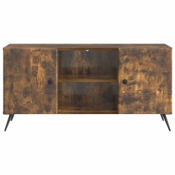 Meuble TV Chêne fumé 102 x 34,5 x 50 cm Bois d'ingénierie 621449621449