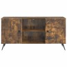 Meuble TV Chêne fumé 102 x 34,5 x 50 cm Bois d'ingénierie 621449621449