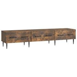 Meuble TV Chêne fumé 147 x 34,5 x 30 cm Bois d'ingénierie 621451621451