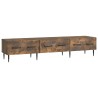Meuble TV Chêne fumé 147 x 34,5 x 30 cm Bois d'ingénierie 621451621451