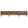 Meuble TV Chêne fumé 147 x 34,5 x 30 cm Bois d'ingénierie 621451621451