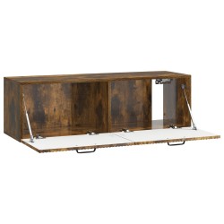 Meuble TV mural Chêne fumé 98 x 31 x 30 cm Bois d'ingénierie 621454621454