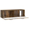 Meuble TV mural Chêne fumé 98 x 31 x 30 cm Bois d'ingénierie 621454621454
