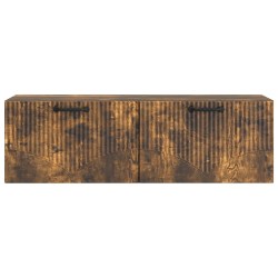 Meuble TV mural Chêne fumé 98 x 31 x 30 cm Bois d'ingénierie 621454621454